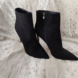 NWB - Black Suede Booties